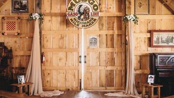 Indoor wedding