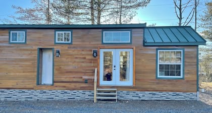 Cabin-style tiny home along best elk viewing road