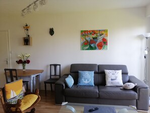 TV, books, video library