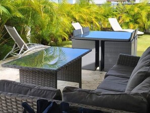 Terrace/patio - Casa en la Playa con Pool Private a 15 minutes airport.Home Tourist área Places. (Loíza)