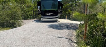 Private RV Lot for rent. Sewer, water and electric hookups.