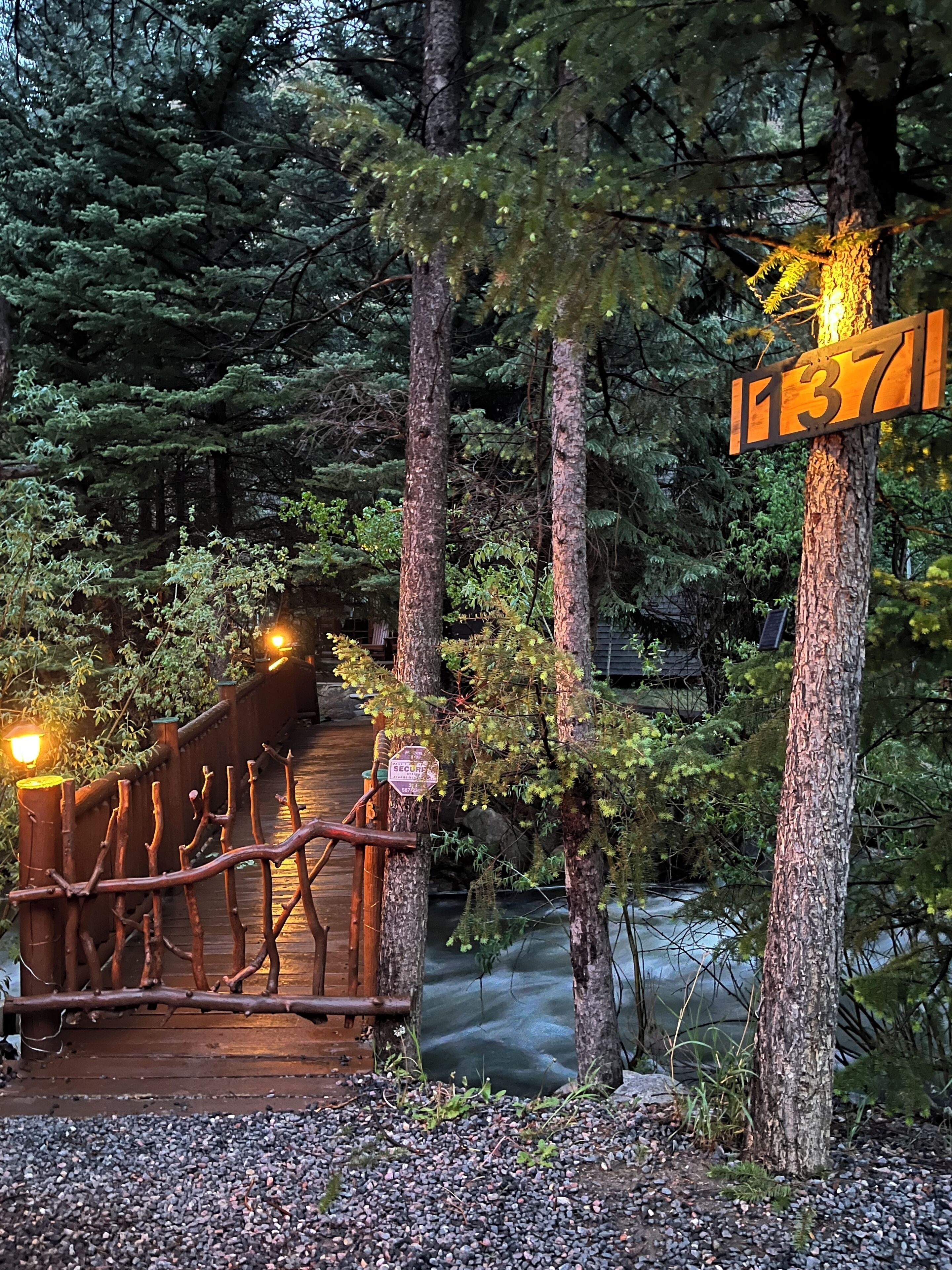 Enceinte de l’hébergement