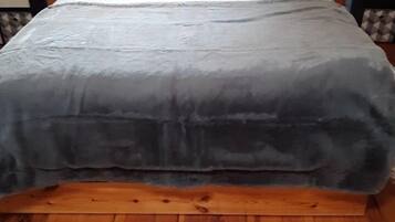 1 slaapkamer, een strijkplank/strijkijzer, gratis wifi, beddengoed