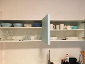 Private kitchen - The Pasaret apartment is located in the green area of ​​Buda, in a quiet area. (Budapest)