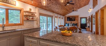 Modern 4 BR Waterfront Lake House Directly on Minnehonk Lake Belgrade Lakes Area