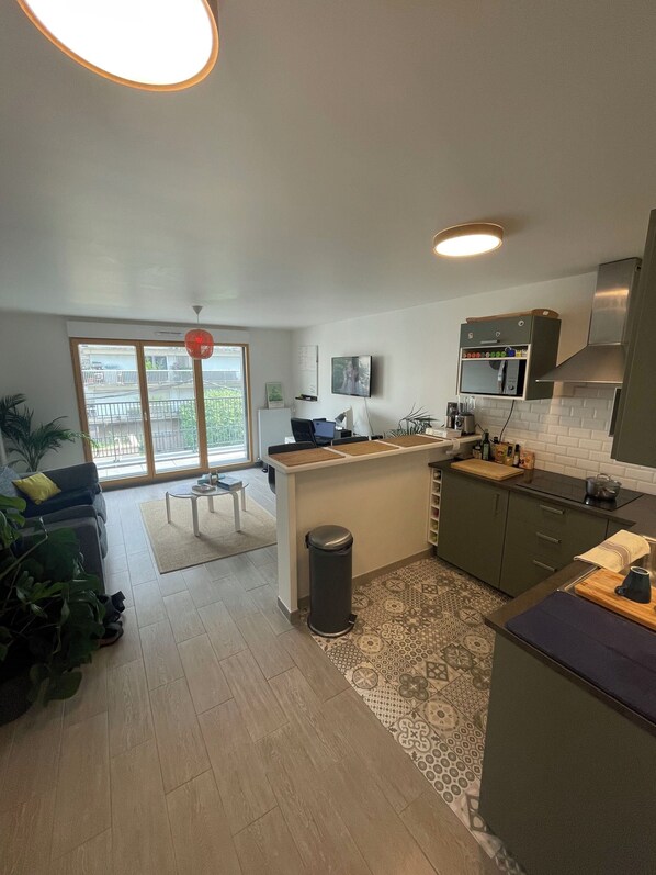 Living area - Appartement Neuf (Clichy)