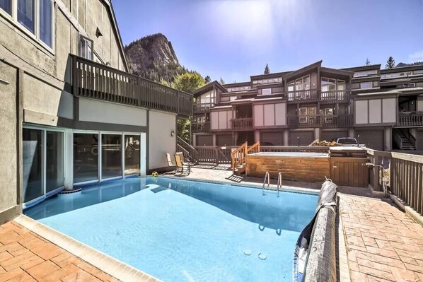 Indoor pool, a heated pool