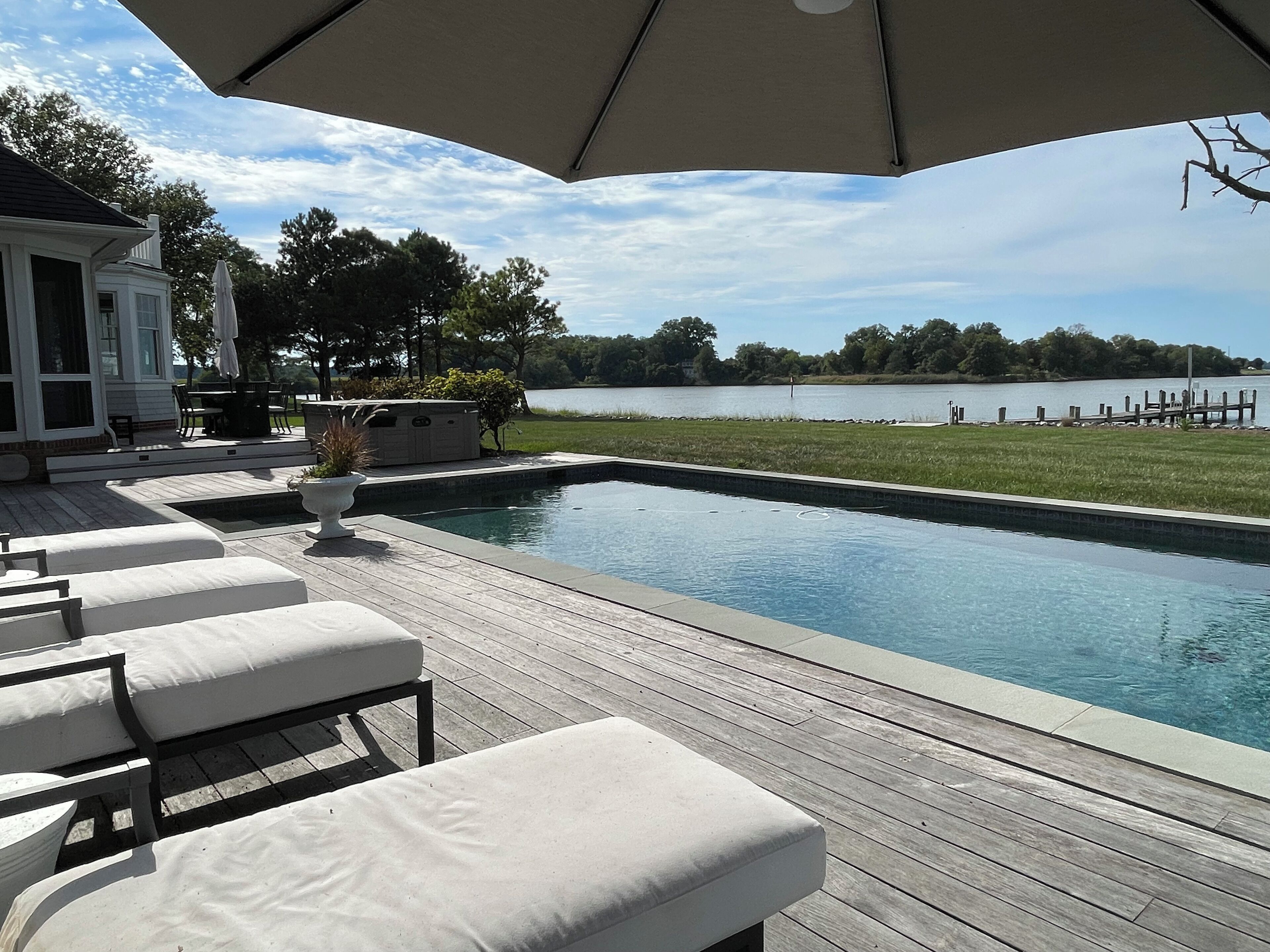 Waterfront Estate w/ Stunning Views, Deepwater Dock, Pool, HotTub, Kayaks & More