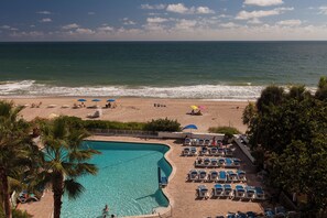 Na praia, toalhas de praia 