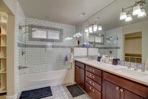 Hair dryer, towels
