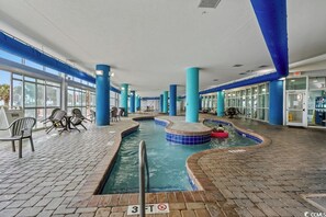 Indoor pool, outdoor pool - Oceanfront Penthouse Studio at Bayview: Pools, Boardwalk & Stunning Views! (Myrtle Beach)