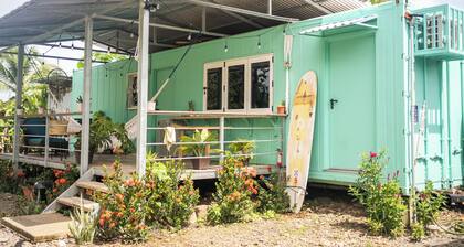 Unique shipping container home only 2 minute walk to the beach