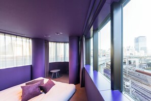 [Purple] Corner Room, Non Smoking | In-room safe, blackout drapes, soundproofing, iron/ironing board - toggle hotel suidobashi TOKYO (Tokyo)