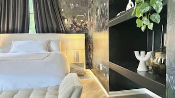 Luxury-Apartment | 1 Schlafzimmer, Bettwäsche aus ägyptischer Baumwolle