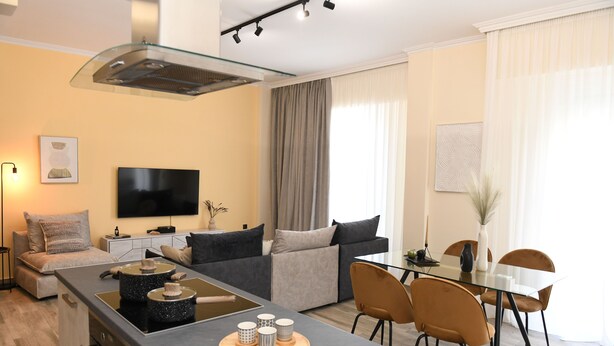Living area - Konstantina Apartment (Μενεμένη)
