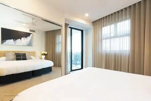 1 bedroom, iron/ironing board, bed sheets