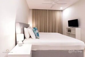 1 bedroom, iron/ironing board, bed sheets, wheelchair access