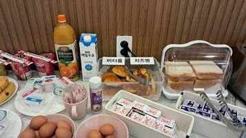 Selvbetjent frokost er inkludert hver dag