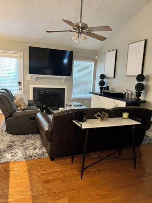 Living area - Your Home away from Home! Home is simple luxury, peaceful, and centrally-located (Raleigh)