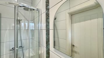 Shower, hair dryer
