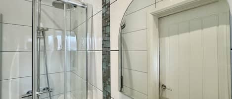 Shower, hair dryer