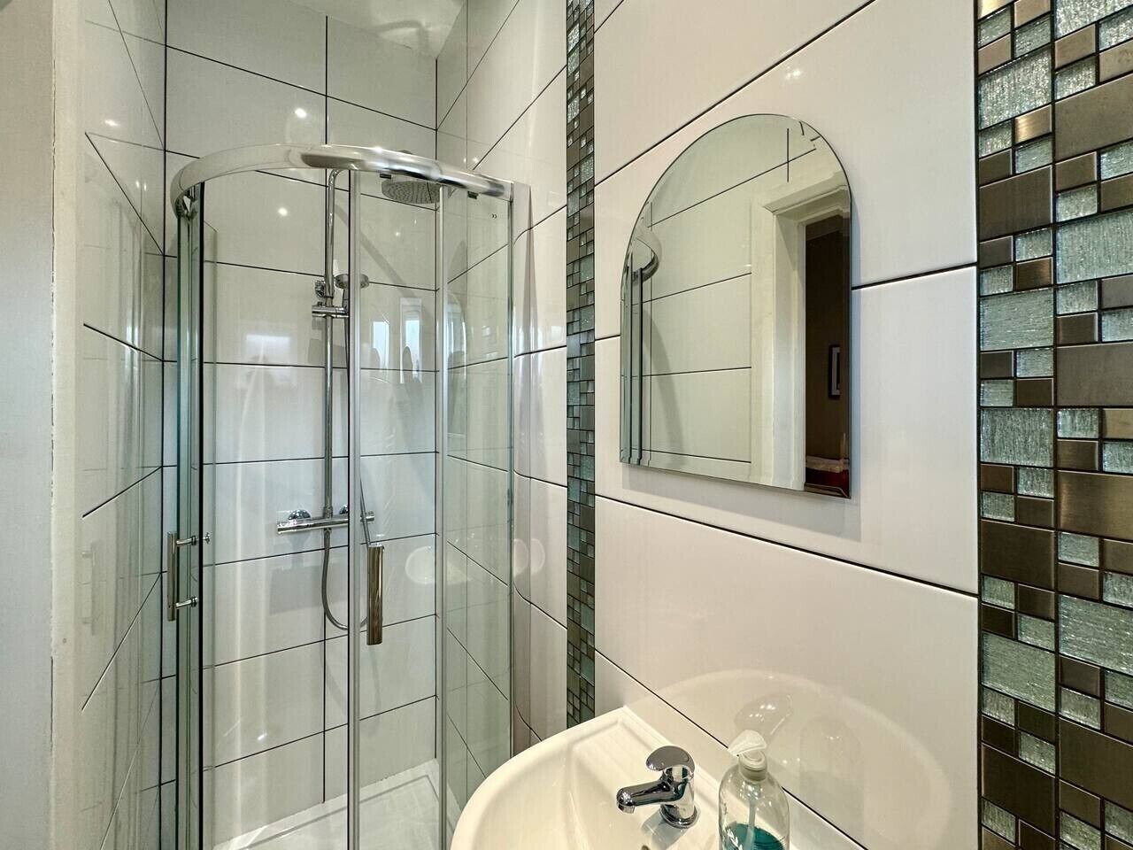 Shower, hair dryer