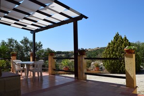 Apartamento, 2 habitaciones, terraza, vistas al jardín | Terraza o patio