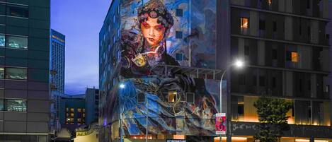 Fachada de la propiedad