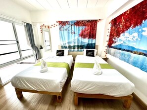 스탠다드 트윈룸, 싱글침대 2개, 마당 | 책상, 노트북 작업 공간, 방음 설비, 다리미/다리미판