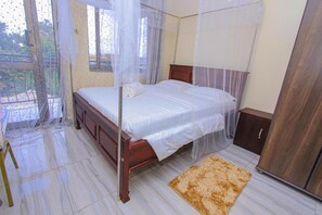 Deluxe Double Room | Premium bedding, memory foam beds, desk, laptop workspace