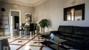 75-inch flat-screen TV with digital channels