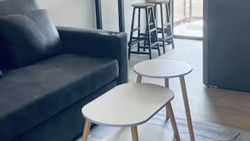 Comfort Apartment, Non Smoking, Kitchen | Living area