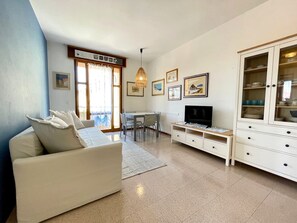 Appartement, 2 chambres, terrasse | Aire de séjour