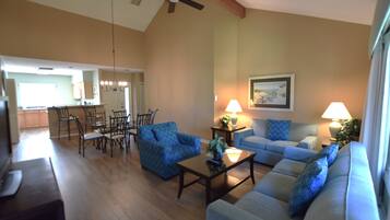 Villa, 2 Bedrooms, Smoking, Patio | Living room