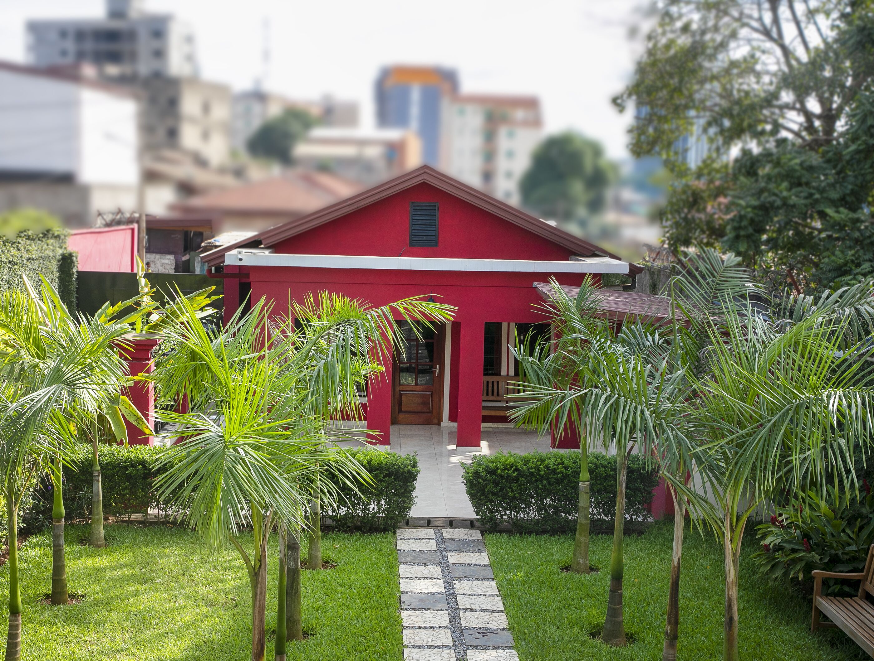 Front of property - evening/night