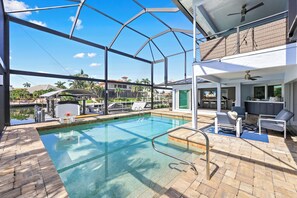 Una piscina climatizada