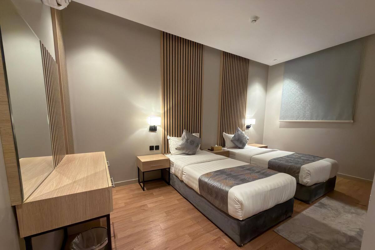 Deluxe Room With 2 Single Bed | Wi-fi (inkludert) og sengetøy