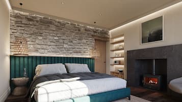 Deluxe Double Room, 1 King Bed, Non Smoking, Harbor View | Free minibar, in-room safe, desk, laptop workspace