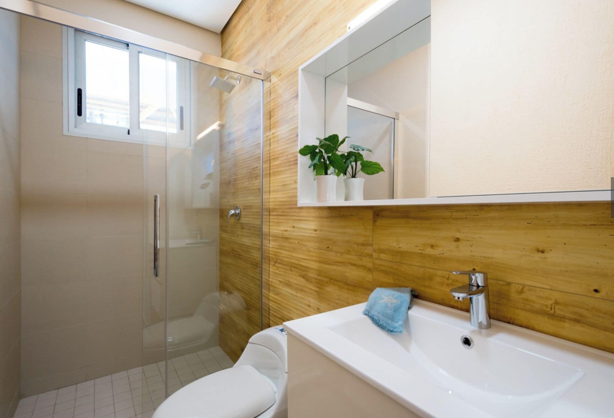 Towels, soap, toilet paper