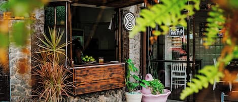 Entrada de la propiedad