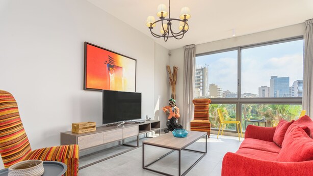 Living area - Amber 2-Bedroom Apartment in Jal El Dib  (Jal El Dib)