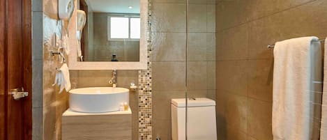Departamento, 1 habitación, para fumadores, balcón | Baño