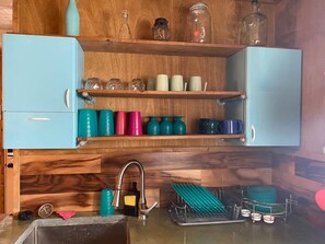 Cabin, 2 Bedrooms, Patio, Lake View | Interior - Alexs Kingdom Of Heaven With Rv And Ev Plug-in (Stockton)