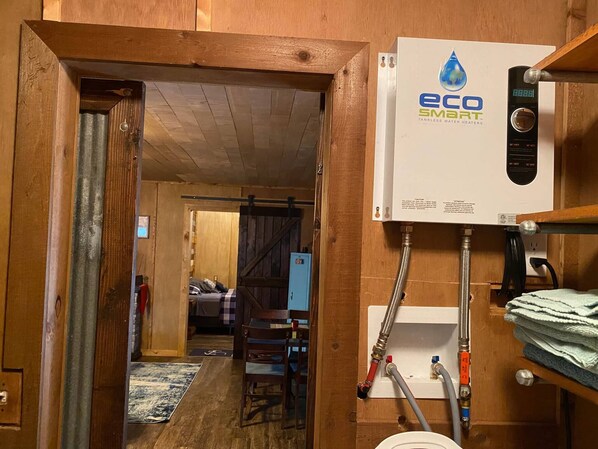 Cabin, 2 Bedrooms, Patio, Lake View | Interior - Alexs Kingdom Of Heaven With Rv And Ev Plug-in (Stockton)