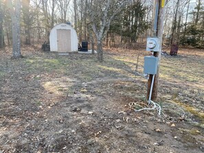 Cabin, 2 Bedrooms, Patio, Lake View | Property grounds