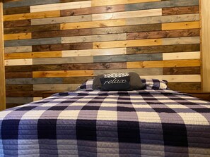 Kabin, 2 kamar tidur, patio, pemandangan danau | 2 kamar tidur