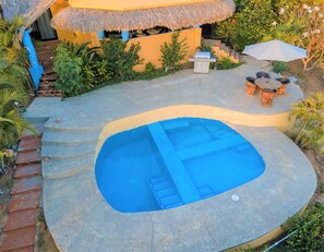 Maison, 3 chambres, accessible aux personnes à mobilité réduite, piscine privée | Extérieur