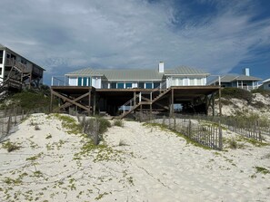 Exterior - New rental 1 level on Beach Sunset Sunrise Views & Huge Deck furthest NORTH Cape (Port St. Joe)