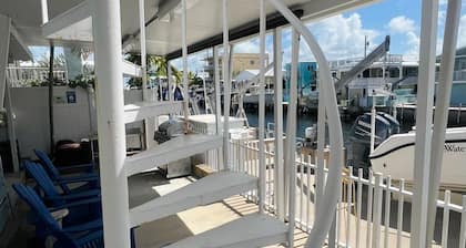 Florida Keys Waterfront with Boat Dock
