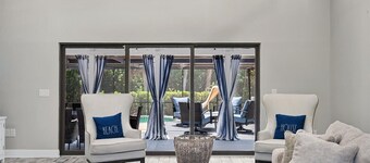 Island Pool House on exclusive Casey Key in South Sarasota.